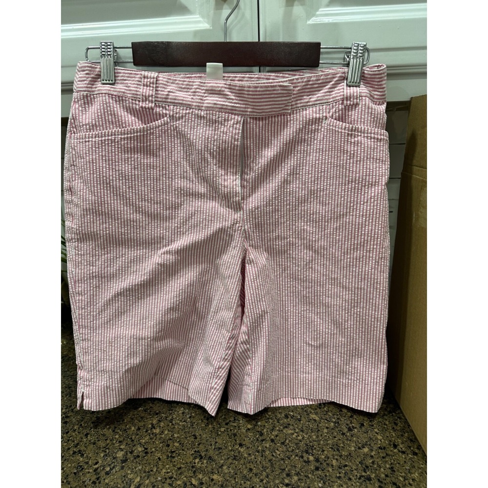 liz‎ golf audra seersucker shorts 8